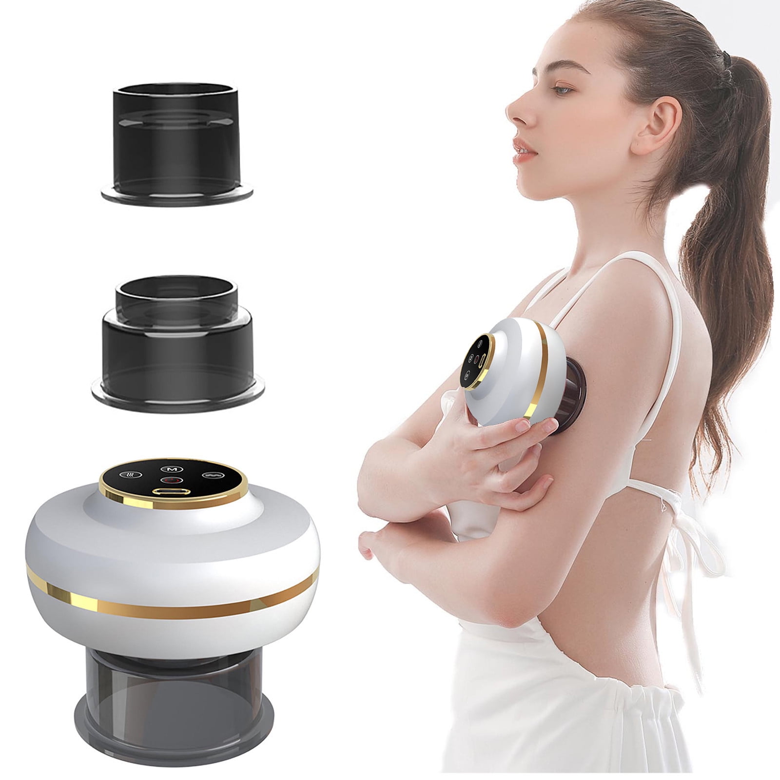 Electric Cupping Massager Household Dredging Intelligent Hot Compress