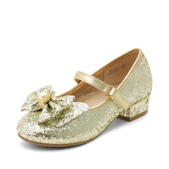 Zapatos de Vestir para Niña DREAM PAIRS KFL218 Mary Jane Dorados Talla 13