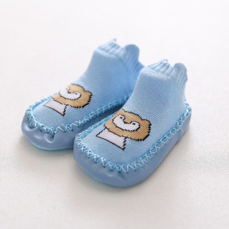 

QWZNDZG 3-36 Months Spring Autumn Newborn Rubber Soles Baby Socks Infant Baby Girls Boys Shoes Baby Floor Socks Anti Slip Soft Sole Sock