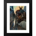 thumbnail image 2 of N. C. Wyeth 14x18 Black Modern Framed Museum Art Print Titled - Hands&nbsp;Up (1906), 2 of 5