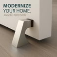 thumbnail image 5 of Mega Handles Curved Floor Door Stopper | Floor Mounted Door Knob Wall Protector | 2.5 inch, 5 of 7