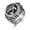 Silver, variant on Men Women Ancient Egyptian Eye of Ra Horus Ankh Cross Ring Stainless Steel Gift-Silver-8