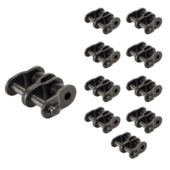 Jeremywell 60-2 Double Strand Roller Chain Offset Link (10PCS)