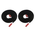 thumbnail image 1 of jinwen 2 4ft Drawstring Cord Replacement Anoraks Shoelace Jackets String Black A A, 1 of 9