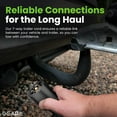 thumbnail image 7 of GEARit 7 Way Plug Inline Trailer Cord (8 Feet) with 7 Gang Junction Box - Weatherproof Wiring Harness Cable with Waterproof Junction Box for RV Trailers and Campers - 8Ft, 7 of 7