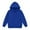 Blue, variant on Tween-Teen Unisex Casual Long Sleeve V-Neck Oversized Hoodies, Solid Color Pullover Sweatshirts Soft Warm Fabric,Kids Sweatshirts,Size:12-13 Years