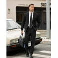 thumbnail image 4 of COOFANDY Men's 2 Piece Suits Classic Fit Suit Set 2 Button Blazer Jacket and Dress Pants for Wedding Business Prom, 4 of 9