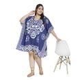 thumbnail image 2 of Gypsie Blu Women's Plus Size Tunic Short Kaftan Dress for Women Loose Summer Cover-up Casual Beachwear Tunics Online, 2 of 6