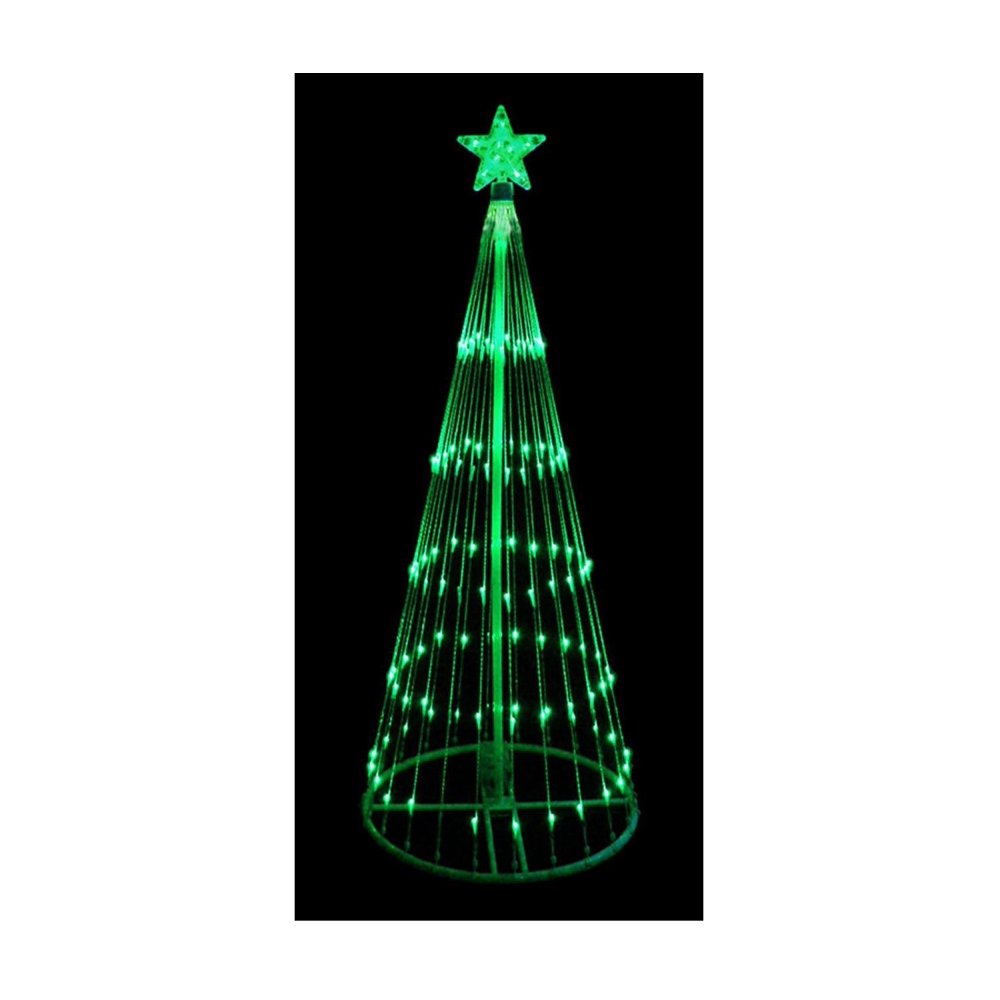 Northlight 6' LED Light Show Cone Christmas Tree Lighted Yard Art