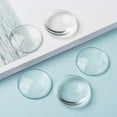 thumbnail image 3 of 10pc Transparent Glass Cabochons Half Round/Dome Clear 34.5~36x7.5mm, 3 of 8