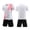 j44-White, variant on LIIPEE Summer Outfits For Boys Athleisure Fashion Graphic Short Sleeve Tees Solid Color Shorts 2 Piece Set Kids Quick Drying Breathable Sports Outfit Sets,11-12 Years