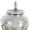 thumbnail image 2 of A&B Home Antique Style Glass Jar with Lid - 9.4" x 9.4" x 12" - Antique Silver, 2 of 4