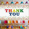 thumbnail image 5 of Colorful Design Thank You Banner Decorative Confetti Pattern Party Decoration for Appreciation Event Celebration Indoor Decoration, 5 of 7