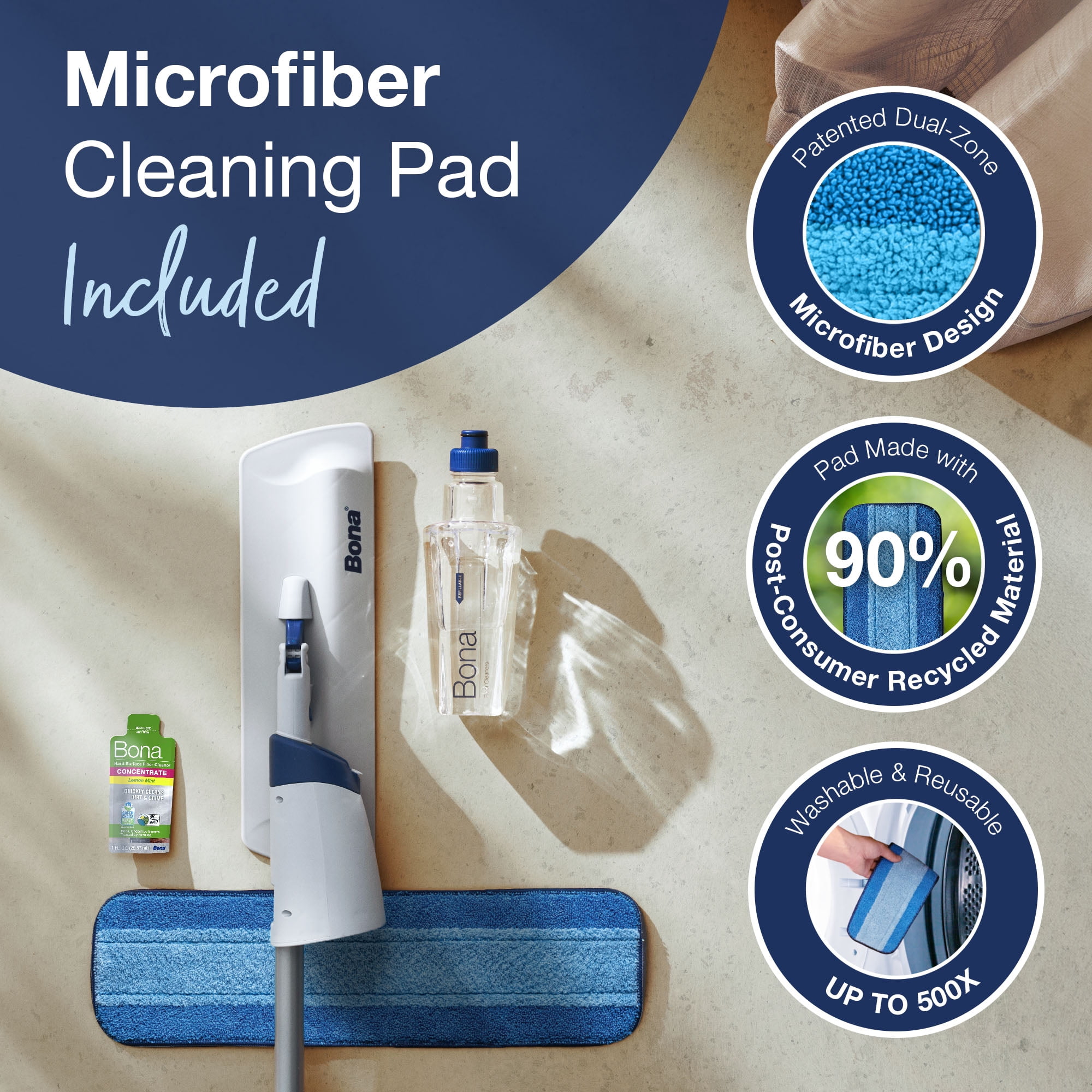 Bona Spray Mop Air for MultiSurface Floors Kit Includes R