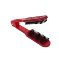 thumbnail image 2 of Double Sided Hair Brush, Quick Styling Nylon Breathable Hair Straightening Clamp Red  For Barber Shop For Barber, 2 of 8