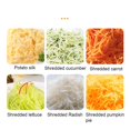 thumbnail image 3 of Kitchen Grater Bowling Ball Shape Vegetable Chopper with Handle Stainless Steel Slicer Manual Carrot Shredder Cooking Tools Pink, 3 of 9