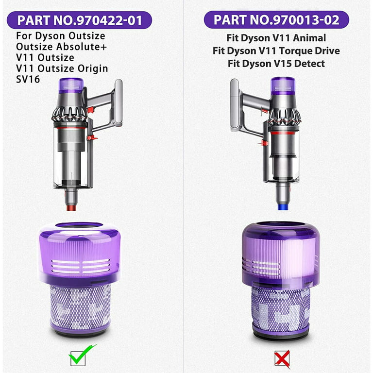 Filter for Dyson V15 Detect V11 Torque Drive V11 Animal Cordless Vacuum  Cleaner