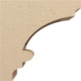 thumbnail image 3 of 10"W x 20"D x 20"H Classic Diane Rough Cedar Woodgrain TimberThane Corbel, Primed Tan, 3 of 6