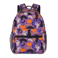 thumbnail image 1 of Easygdp Halloween Black Cats Mochila Ergonómica Versátil para Laptop - Múltiples Bolsillos, Correas Ajustables, Unisex para Escuela, Viajes y Actividades al Aire Libre-One Size, 1 of 5