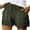 Army Green, variant on YYDGH Cotton Shorts for Women Sexy Casual Summer Shorts Knee Length Stylish Lightweight Camping Shorts with Pockets Army Green XXL