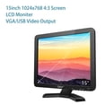 thumbnail image 2 of 15 inch Touchscreen Monitor, LCD Touch Screen Monitor 1024x768 Resolution VGA Input for PC/Office/Retail/Restaurant/Bar/Warehouse/Pos Touchscreen Monitor, 2 of 4