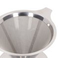 thumbnail image 4 of Pour Over Coffee Dripper, 304 Stainless Steel Slow Drip Coffee Filter, Reusable Coffee Maker Accessory for Perfect Extraction, 4 of 9