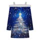 thumbnail image 5 of Puntoco Camiseta con estampado navideño de hombros descubiertos y estilo casual para mujer, 5 of 5