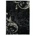 thumbnail image 1 of LR Home INFIN81307BKA5272 Infinity Contemporary Swirl Indoor Area Rug, Black & Anthracit - 5 2 x 7 ft. 2 in., 1 of 1