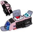 thumbnail image 1 of Bolsa de béisbol con ruedas GOBUROS para 4 bates con compartimento para zapatos, 1 of 7