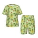 thumbnail image 1 of Fotbe Cute Dinosaurs Cartoon Pijama Estampada de 2 Piezas para Niños – Ropa de Dormir de Manga Corta Cómoda para Niños y Niñas, Camiseta y Shorts de Algodón-X-Large, 1 of 6