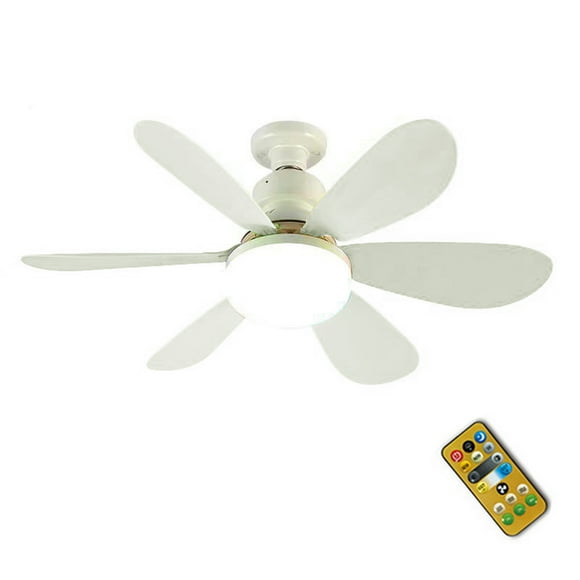 Mistaha 30W Ceiling Fan Light with Adjustable Color Temperature, 3-Speed Fan Control, Timer Function, Remote Control, and Night Light Mode - Ideal for Dining Room and Bedroom