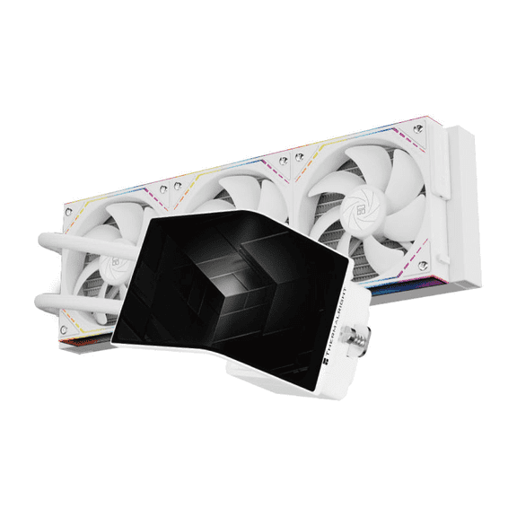 New screen Thermalright Levita Vision 360 Argb White Suspended curved screen with heat dissipation support video animation,Water cooler