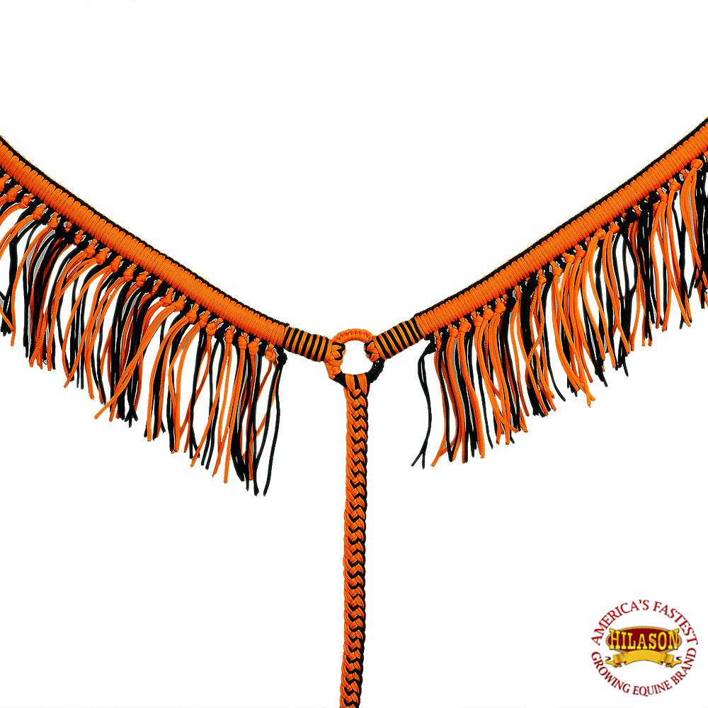 Hilason Orange Black Horse Bridle Headstall Flat Braided Paracord Sports Outdoors Sports Fitness Ilsr Org
