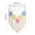 thumbnail image 5 of Rvaymup Macrame Wall Hanging Boho Tapestry Colorful Leaf Woven Bohemian Wall Art Decor for Apartment Bedroom Living Room Nursery, 5 of 8