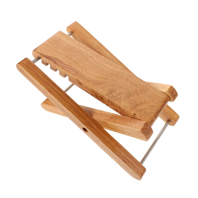 TEHAUX Guitar Pedal Stand Classical Guitar Foot Stool Solid Wood For Beginners 1Pack