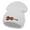 White, variant on Violin Embroidered 12 Inch Long Knitted Beanie - White OSFM
