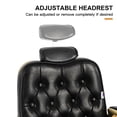 thumbnail image 6 of Vintage All Purpose Hydraulic Barber Chair Heavy Duty Salon Spa Beauty Hair Styling Equipment(Black+Gold), 6 of 20
