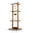 thumbnail image 2 of Yama Glass 6-8 Cup Cold Drip Maker Curved Brown Wood Frame, 2 of 6