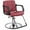 Burgundy, variant on YRLLENSDAN Hydraulic Barber Chair, Heavy Duty Height Adjustable Hair Salon Chair Styling Hair Chair with Hydraulic Pump for Spa Beauty Shampoo Hairdressing Swivel Chair, Burgundy