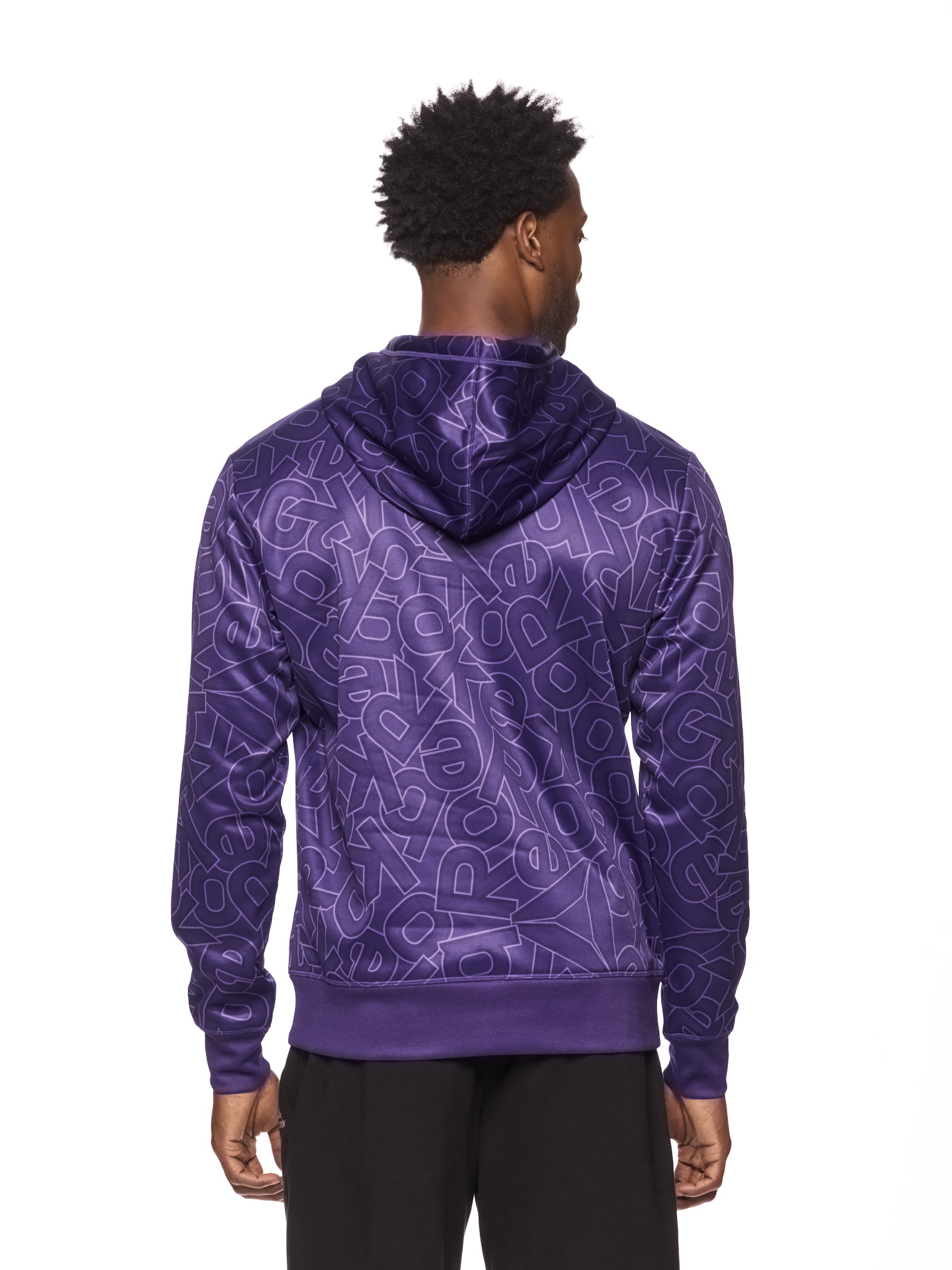Reebok Mens and Big Mens All Over Print Hoodie, up to Sizes 3XL