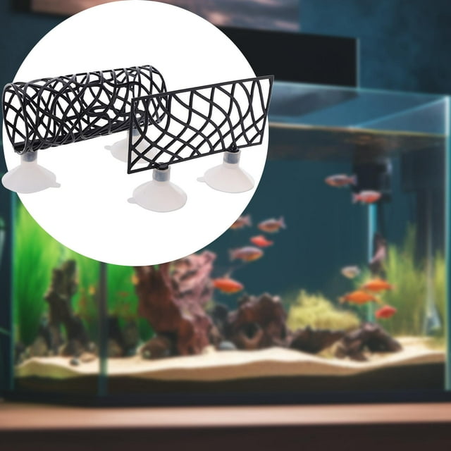 Túnel para peces Betta, cueva para dormir para Betta, adorno seguro para pecera, diseño hueco, cueva para Betta, cama para Betta para peces pequeños y Negro