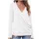 thumbnail image 1 of Blusa de manga larga con cuello en V para mujer a la moda Fridja  fhghd2493, 1 of 5