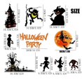 thumbnail image 4 of 72pcs 9 Halloween Window Stickers, Halloween Pumpkin Ghost Bat Window Stickers For Halloween Window Decorations, 4 of 4