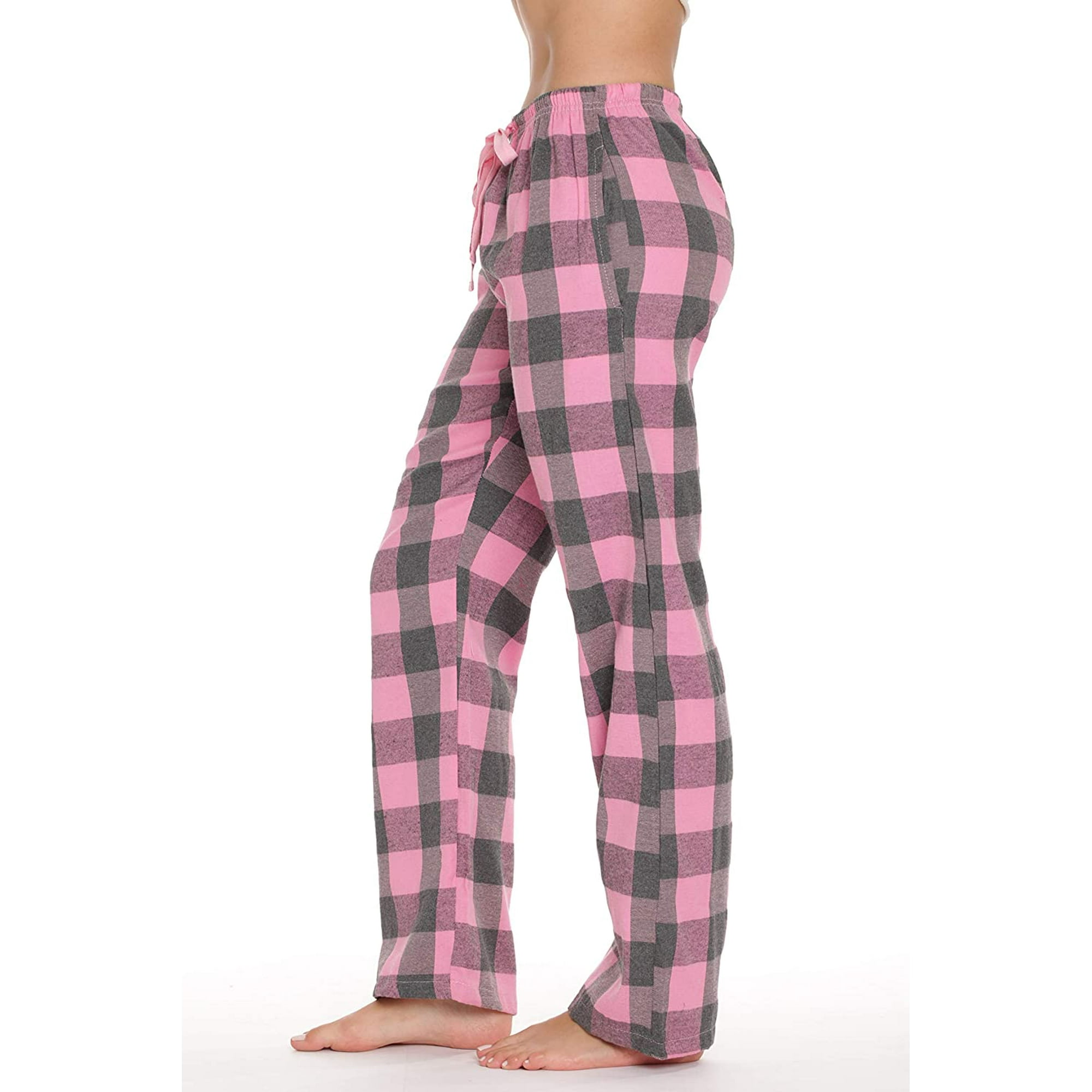 Biinggo Women s Buffalo Plaid Flannel Pajama Pants