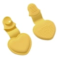 thumbnail image 4 of 2 Pairs Oven Mitts Heat Resistant, Oven Mitts Heat Insulation, Silicone Gloves Yellow YIWEI, 4 of 9