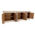 thumbnail image 5 of Athena 6-Door Sideboard in Distressed White Traditional Carving on Solid Wood, 5 of 11