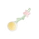 thumbnail image 1 of Cuchara de cerámica bonita de 2 piezas, cuchara for desayuno, cuchara for postre, cuchara for helado, cuchara for arroz, adecuada for mujeres, niñas y niños, 1 of 6