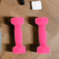 thumbnail image 4 of Pink Cast Iron Dumbbells for Fitness Hand Weights 1Pair for Shoulder Work, 4 of 5