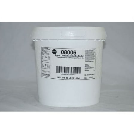 General Mills Pillsbury Apple Cinnamon Muffin Batter, 18 Pound - 1 each.