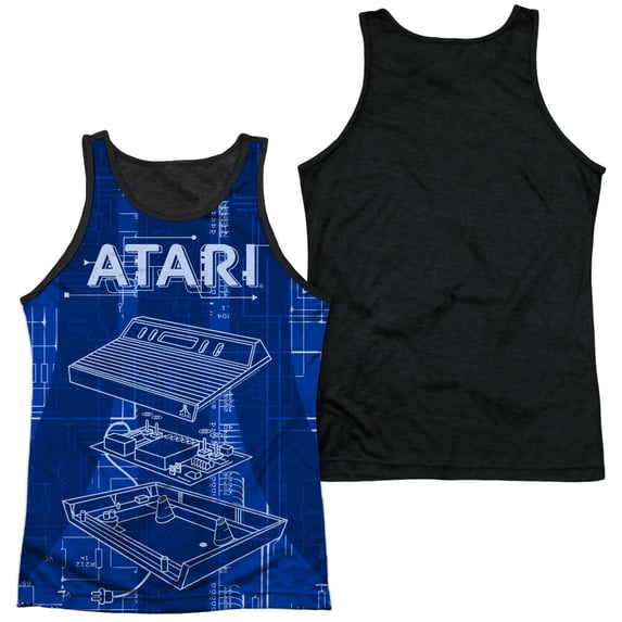 Atari - Inside Out - Black Back Tank Top - Small